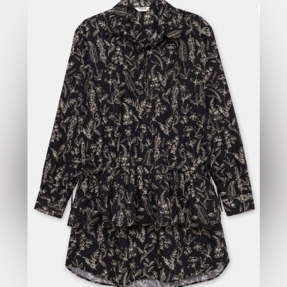 THAKOON - Printed Button Up Shirt Dress - NEW - Picture 3 of 4